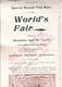 !  Louisiana, Lee Line Steamers, Mississippi, USA,  Worlds Fair St. Louis, 1904, Plan, 20 Pages - World