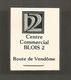 Boite D'allumettes , Pochette, Centre Commercial BLOIS 2 ,route De VENDÔME ,MARLBORO , 2 Scans - Luciferdozen