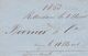 Delcampe - 1863    - Lettre Pliée En Français De Rotterdam Vers Le Havre, France Via Erquelines & Paris - Marcophilie