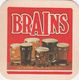 BEERMAT - BRAINS BREWERY  (CARDIFF, WALES) - SWANSEA CIRCA 1850 - (Cat No 085) - (1981) - Bierdeckel