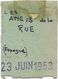 DIJON CINEMA LE PARIS FILM LES ANGES DE LA RUE TICKET 75 FR PARTERRE 23 JUIN 1953 - Eintrittskarten