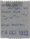 DIJON CINEMA OLYMPIA FILM QUAND LES VAUTOURS NE VOLENT PLUS TICKET 140 FR FAUTEUIL 9 OCTOBRE 1952 - Toegangskaarten
