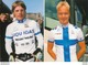 Delcampe - Lot 6 Cartes CYCLISME Gaston Rebry Denis Menchov Vasilis Anastopoulos Alekseys Saramotins Jussi Veikkanen Danilo Di Luca - Radsport