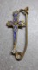 Ancienne Broche Religieuse Croix Emaillée - Religion &  Esoterik