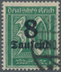 Deutsches Reich - Inflation: 1923, 8 Tsd. M. Auf 30 Pfg. Dunkelopalgrün, Wasserzeichen Waffeln, Sehr - Used Stamps