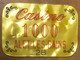 11 ALET-LES-BAINS CASINO PLAQUE DE 1.000 ANCIENS FRANCS N° 28 JETON CHIP TOKENS COINS GAMING - Casino