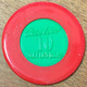 11 ALET-LES-BAINS CASINO JETON DE 10 ANCIENS FRANCS CHIP TOKEN COIN - Casino