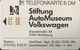 ALLEMAGNE  -  Phonecard  - Stiftung AutoMuseum Volkswagen  -  6 DM - K-Serie : Serie Clienti