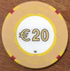 22 FREHEL CASINO JETON DE 20 EUROS CHIP COINS TOKENS GAMING - Casino
