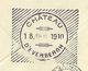 Lettre En Franchise Service Du Roi GD Maréchal De La Cour C.Everbergh 19/12/1911 Verso C.Privé Du Château (K5211) - Franchise