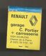 Boite D'allumettes , Pochette, AU PETIT PORT , Les Pierrettes ,ST SULPICE, SUISSE, RENAULT , Ecublens  , 2 Scans - Matchboxes