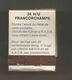 Boite D'allumettes , Pochette, Sport Automobile , FRANCORCHAMPS , Belgique , Trophée BBL Trofee ,RACB ,KACB , 2 Scans - Matchboxes