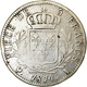 Monnaie, France, Louis XVIII, 5 Francs, 1814, Paris, TB, Argent, Gadoury:591 - Andere & Zonder Classificatie