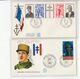 Lot De 10 Enveloppes Premier Jour Sur Le General De Gaulle - Unclassified