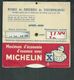 Disque De Stationnement Publicité Michelin - Autres & Non Classés