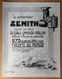 1926 Carburateur Zénith D'après Jean A. Josse - Publicité - Publicidad