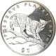 Monnaie, Liberia, Dollar, 1995, Préservez La Terre - Léopard, SPL - Liberia