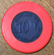 34 PALAVAS LES FLOTS CASINO JETON DE 10 NOUVEAUX FRANCS N° 410 CHIP TOKENS COINS - Casino