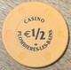 88 PLOMBIERES-LES-BAINS CASINO JETON DE 1/2 EURO CHIP TOKENS COINS GAMING - Casino