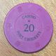 56 PORT CROESTY CASINO JETON DE 50 FRANCS CHIP TOKENS COINS GAMING - Casino