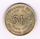 5 FRANCS  1947 BELGISCH CONGO /6224/ - 1945-1951: Régence
