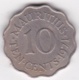 Ile Maurice 10 Cents 1971 Elizabeth II. KM# 33 - Mauricio