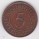 Ile Maurice , 5 Cents 1971 , Elizabeth II, KM# 34 - Mauritius