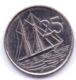 CAYMAN ISLANDS 2013: 25 Cents, KM 134 - Cayman Islands