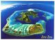 Bora Bora Island:Birds Eye View Of Bora Bora With Raiatea - French Polynesia