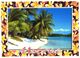 Moorea Island:White Sand Beach Next To Les Tipaniers Hotel - Polynésie Française