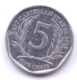 EAST CARIBBEAN STATES 2015: 5 Cents, KM 36 - Caraibi Orientali (Stati Dei)