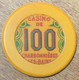 69 CHARBONNIÈRES-LES-BAINS CASINO JETON DE 100 FRANCS N° 0085 CHIP TOKENS COINSN - Casino