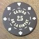 13 LA CIOTAT CASINO GROUPE PARTOUCHE JETON DE 2,5 EURO CHIP TOKENS COINS GAMING - Casino