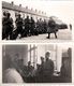 2 Photos Originales Guerre 1939/45 Préparation & Service Militaire Pour Soldats Français Casqués, Paquetages & Calots - Oorlog, Militair