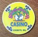 USA WASHINGTON SILVER DOLLAR CASINO CHIP $ 2,50 JETON TOKEN COIN - Casino