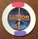 USA NEVADA LAS VEGAS LUXOR HOTEL CASINO CHIP $1 JETON TOKEN COIN - Casino