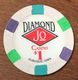 USA IOWA DUBUQUE DIAMOND JO CASINO CHIP $ 1 JETON TOKEN COIN - Casino