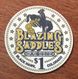 USA COLORADO BLACK HAWK BLAZING SADDLES CASINO CHIP $1 CLOSED FERMÉ JETON TOKENS COINS - Casino