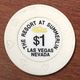 USA NEVADA LAS VEGAS THE RESORT AT SUMMERLIN CASINO CHIP $1 JETON TOKEN COIN - Casino