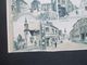 DR 1910 Elsass Mehrbildkarte Gruss Aus Bitsch Strassburger Tor, Saargemünder Strasse, Herrenstrasse Und Kirche - Souvenir De...