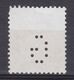 Denmark Perfin Perforé Lochung (G01) 'G' Gentofte Kommune, Charlottenlund (Mi. 823) Margrethe II. Stamp UNUSED (2 Scans) - Variedades Y Curiosidades