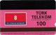 Turkey - TT - Alcatel - R Advert. Series - TC Ziraat Bankas, Building, R-080, 100U, 1995, Used - Turquie