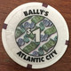 ÉTATS-UNIS USA NEW JERSEY ATLANTIC CITY BALLY'S CASINO CHIP 1$ JETON TOKENS COINS - Casino