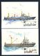 USSR RUSSIA 1983 - Lot Of 5 MC Cards, Topic Ships - Maximumkaarten