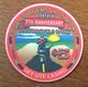 USA COLORADO SKY UTE CASINO CHIP $5 MOTOCYCLE RALLY JETON TOKEN COIN INDIAN INDIEN - Casino