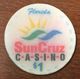 USA FLORIDE PALM BEACH SUN CRUZ CASINO CHIP $ 1 JETON TOKEN COIN CLOSED FERMÉ - Casino