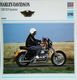 Motorcycle HARLEY-DAVIDSON 1200cc XLH Sportster 1990 - Moto Américaine - Collection Fiche Technique Edito-Service S.A. - Collezioni