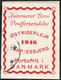 Denmark 1946 Tarp / Esbjerg Austrian POW Internment Camp Franchise Stamp Local Post Lagerpost Portofreiheitsmarke - Local Post Stamps