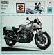 " SUZUKI  GSX 1100s KATANA 1980"  - Collection Fiche Technique Edito-Service S.A. - Collections