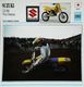 " SUZUKI 125cc RM & Yves DEMARIA "Grand Prix De France 1991 Le Castellet  Collection Fiche Technique Edito-Service S.A. - Collections